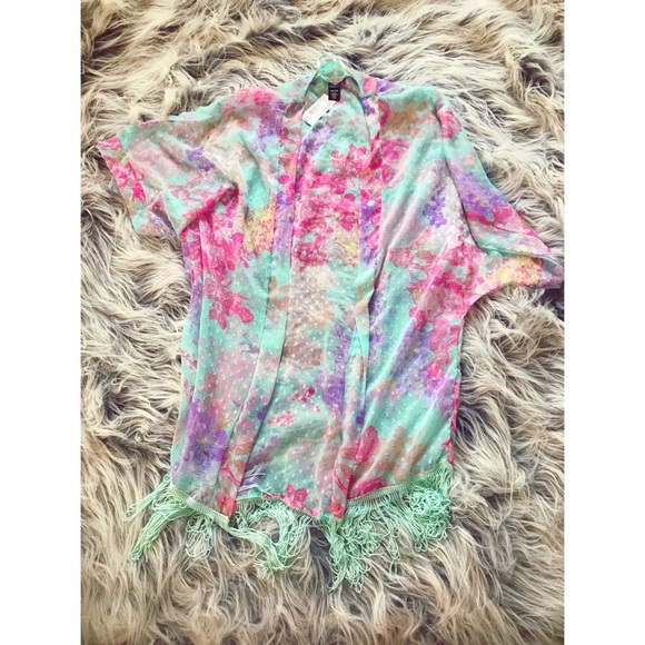 Mix It Other - Floral Swimsuit Cover Up